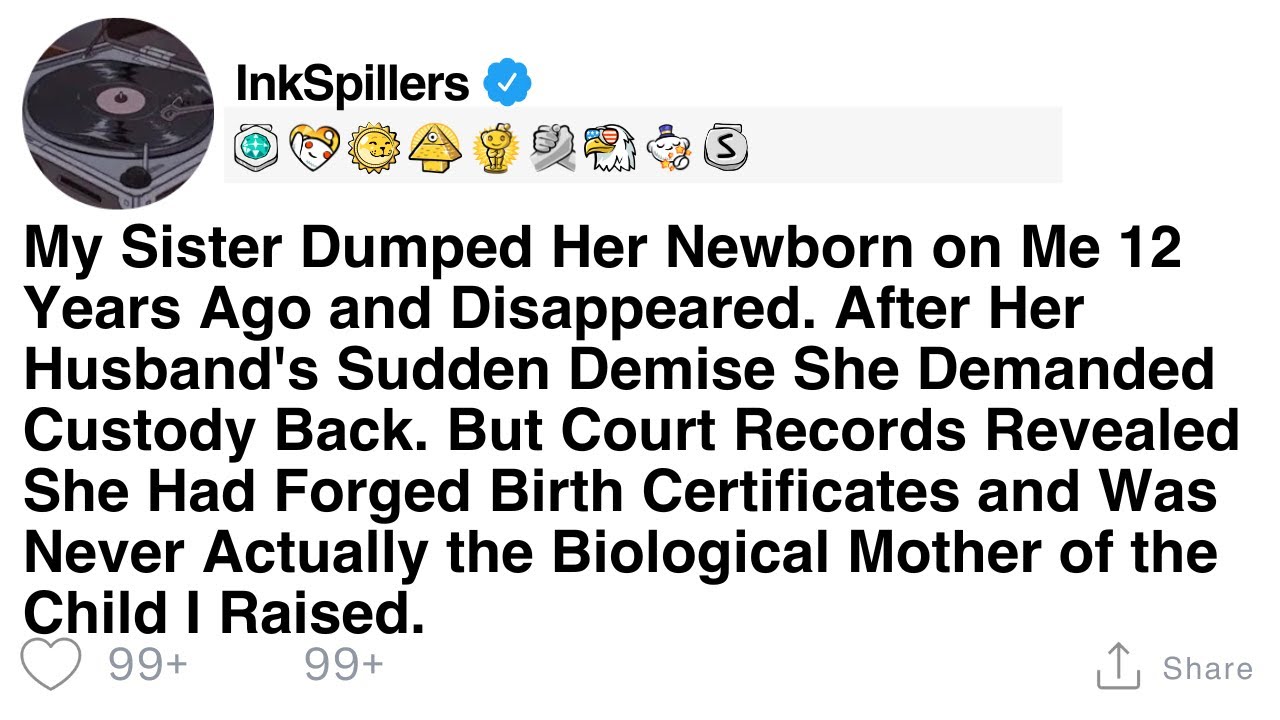 My Sister Dumped Her Newborn on Me 12 Years Ago and Disappeared. After Her Husband's Sudden Demise..