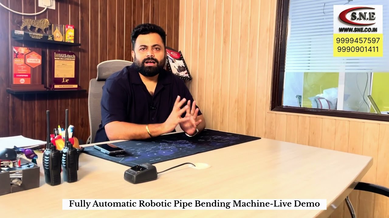 Robotic Pipe Bending Machine | Fully Automatic Live Demo 