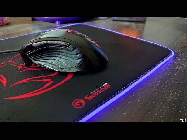 Tapis de souris MARVO MG08 Gamer LED RGB