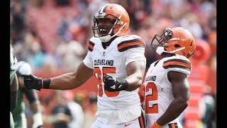 Myles Garrett vs Jets (NFL Week 5) - 2 Sack Debut! | 2017-18 NFL Highlights HD