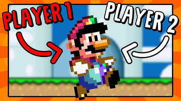 Super Mario World but Player 1 or 2 Randomly Takes Control!