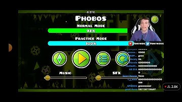 @Vortrox says F word after getting 62% on PHOBOS