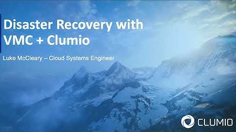 Disaster Recovery with VMC & Clumio - 2 Minute Demo