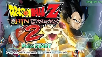 DBZ Shin Budokai 2 RDF Mod con Todos los Personajes Desbloqueados en PPSSPP©