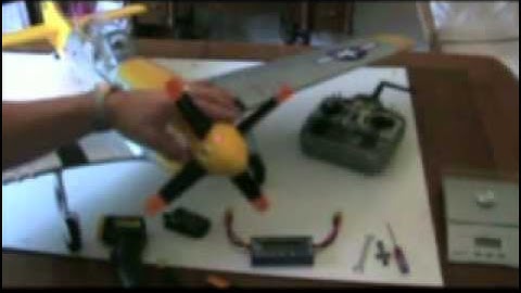 P-51d mustang 1.2m from HobbyKing build and review Part 2