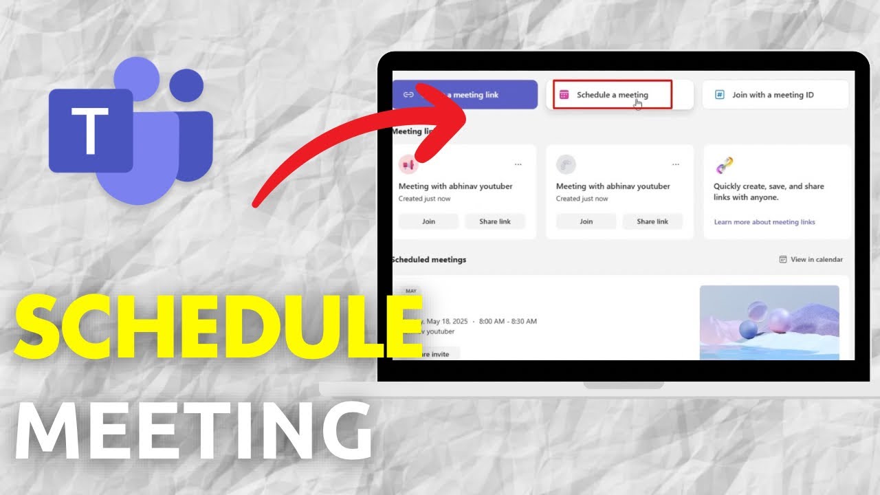 How To Schedule A Meeting On Microsoft Teams - YouTube