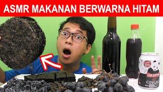 SERAM ASMR MAKANAN MINUMAN BERWARNA HITAM