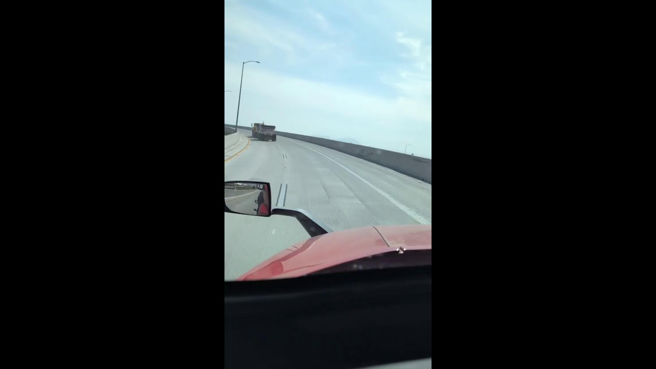 Desert sunrise. live trucking from Phoenix to San Diego