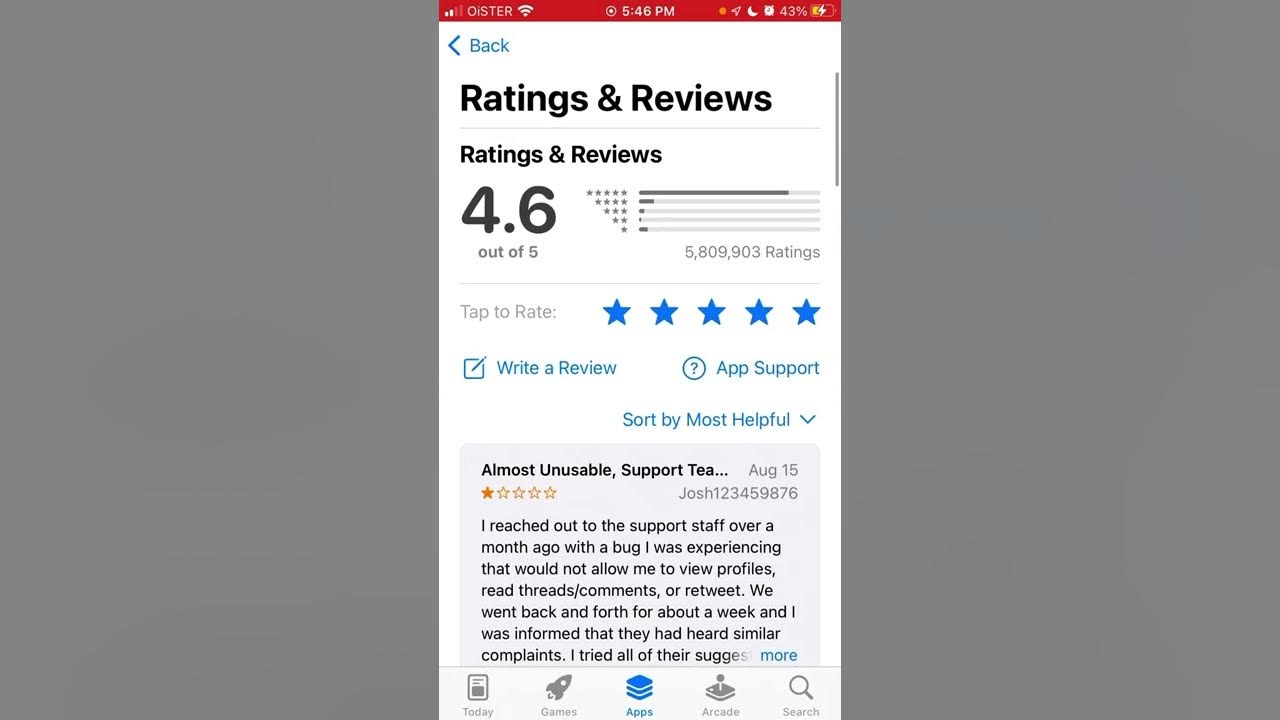 write app reviews