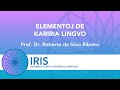 Elementoj de kariria lingvo - Prof. Dr. Roberto da Silva Ribeiro | IRIS 2023