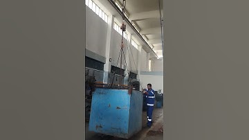 5 ton weight😨load test of  old chain block😨#shorts