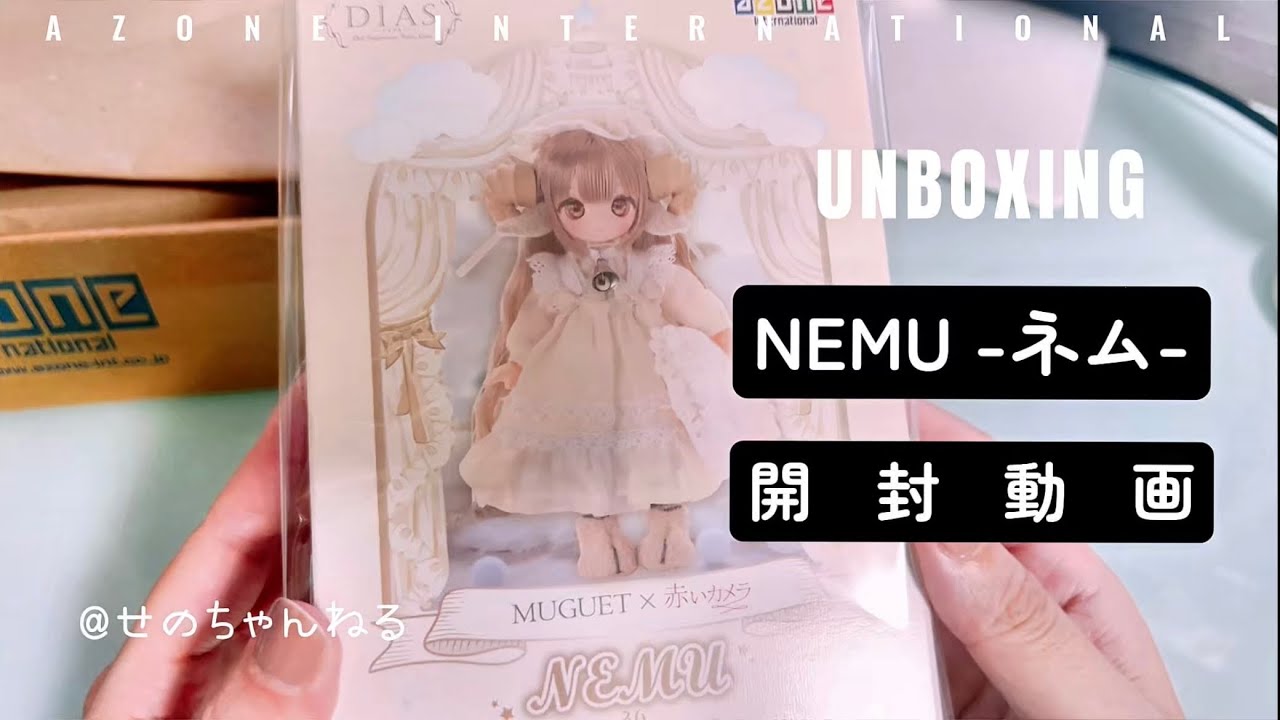 アゾンDIAS×赤いカメラ ネムちゃんお迎えしました?｜開封｜UNBOXING 