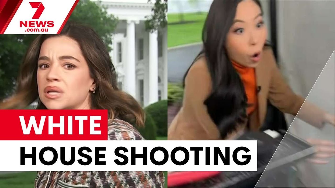Reporters rushed to shelter after gunfire near the White House | 7NEWS