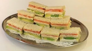 Sandwich de Tomate y Palta para Fiestas