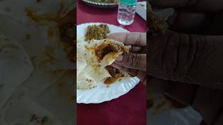 Rumali roti with mutton curry ?shortsfoodviral