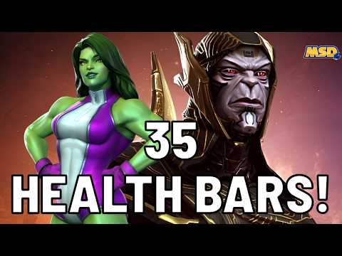 She-Hulk Crushes 35 Health Bars! Alliance Coliseum Corvus Glaive
