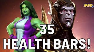 She-Hulk Crushes 35 Health Bars! Alliance Coliseum Corvus Glaive