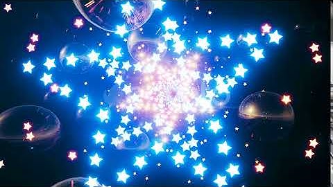 Vj Colorful Glow Stars Tunnel | Motion Graphics - Envato elements