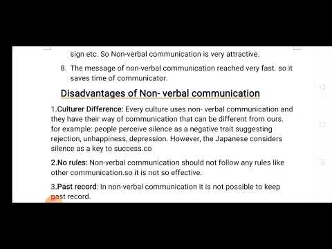 advantages of nonverbal communication