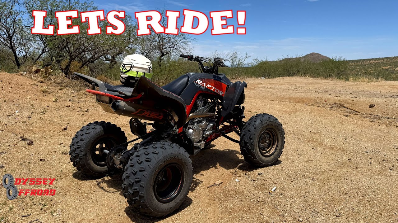 Riding my Raptor 700 with Dasa pipe and EHS tune