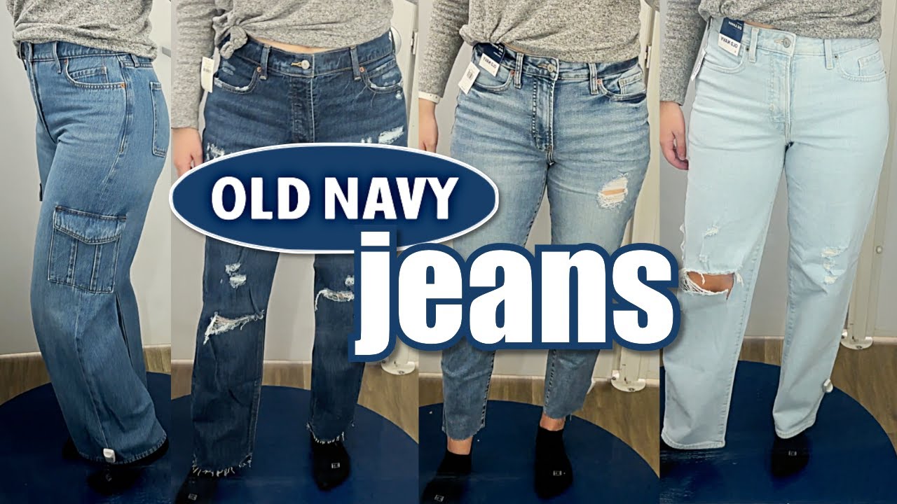 Old Navy JEANS  dressing room try on 