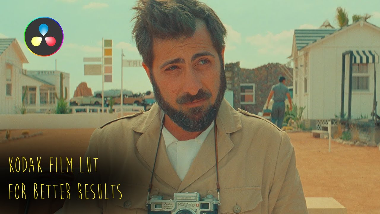 Colour grading with a Kodak Film emulation Lut (Free version)