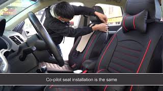 Car Seat Cover Full Set Installation Video