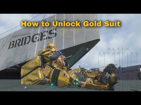 Death Stranding - How To Unlock Gold Suit colour