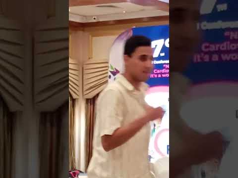 نقيب الأطباء د محمد عثمان وكلمة خلال المؤتمر السابع للقلب بالفيوم