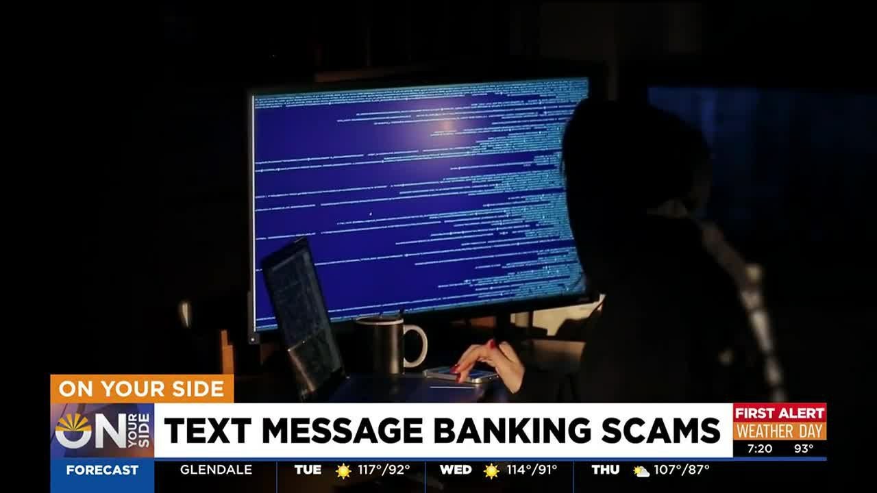 Watch for these banking scams that get sent as text messages - YouTube