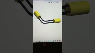 Begineers project idea n motion study of gearless powerful transmission. #solidworks #shorts.