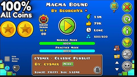 Magma Bound 100% (Insane Demon) - Geometry Dash 2.1