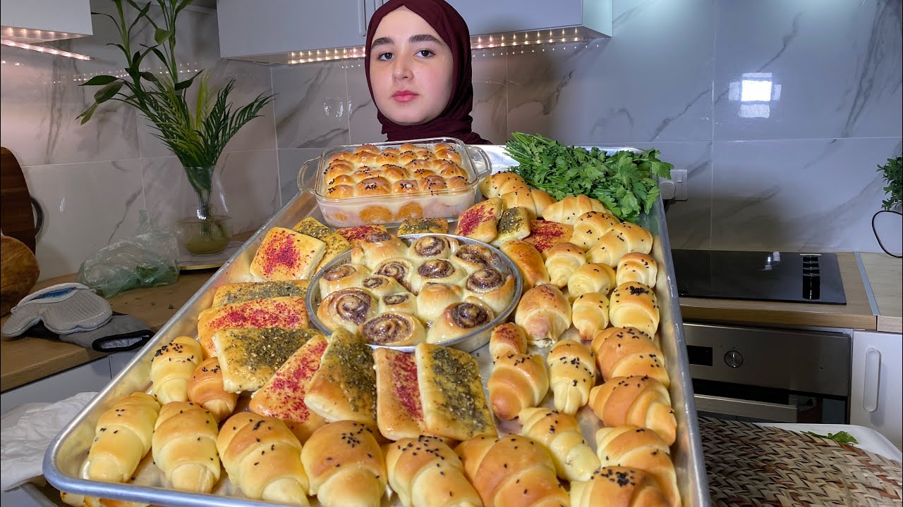 عجينة قطنيه شامله : معجنات / السينابون /خلية النحل و طرق تشكيل سريعه للمعجنات