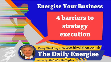 EYB030 Four barriers to strategy execution