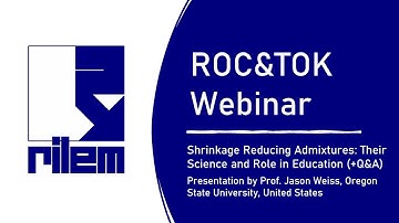Shrinkage Reducing Admixtures – Their Science and Role in Education by Prof. Jason Weiss