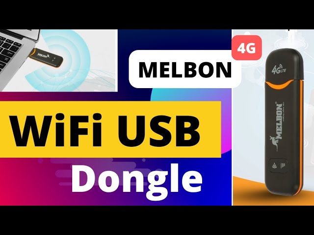 Buy MELBON 4G LTE Wireless USB Dongle Stick with All SIM Network