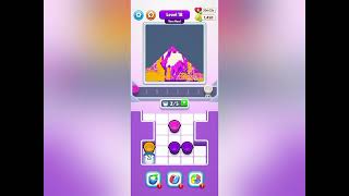 Sand out color puzzle level 18 walkthrough solution 