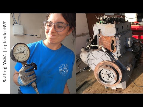 Is our ENGINE worth SAVING? (the compression test will let us know) — Sailing Yabá #57