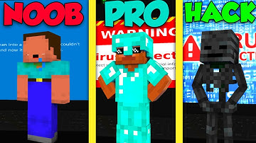 MONSTER SCHOOL : NOOB VS PRO VS HACKER - HACKING PART 2