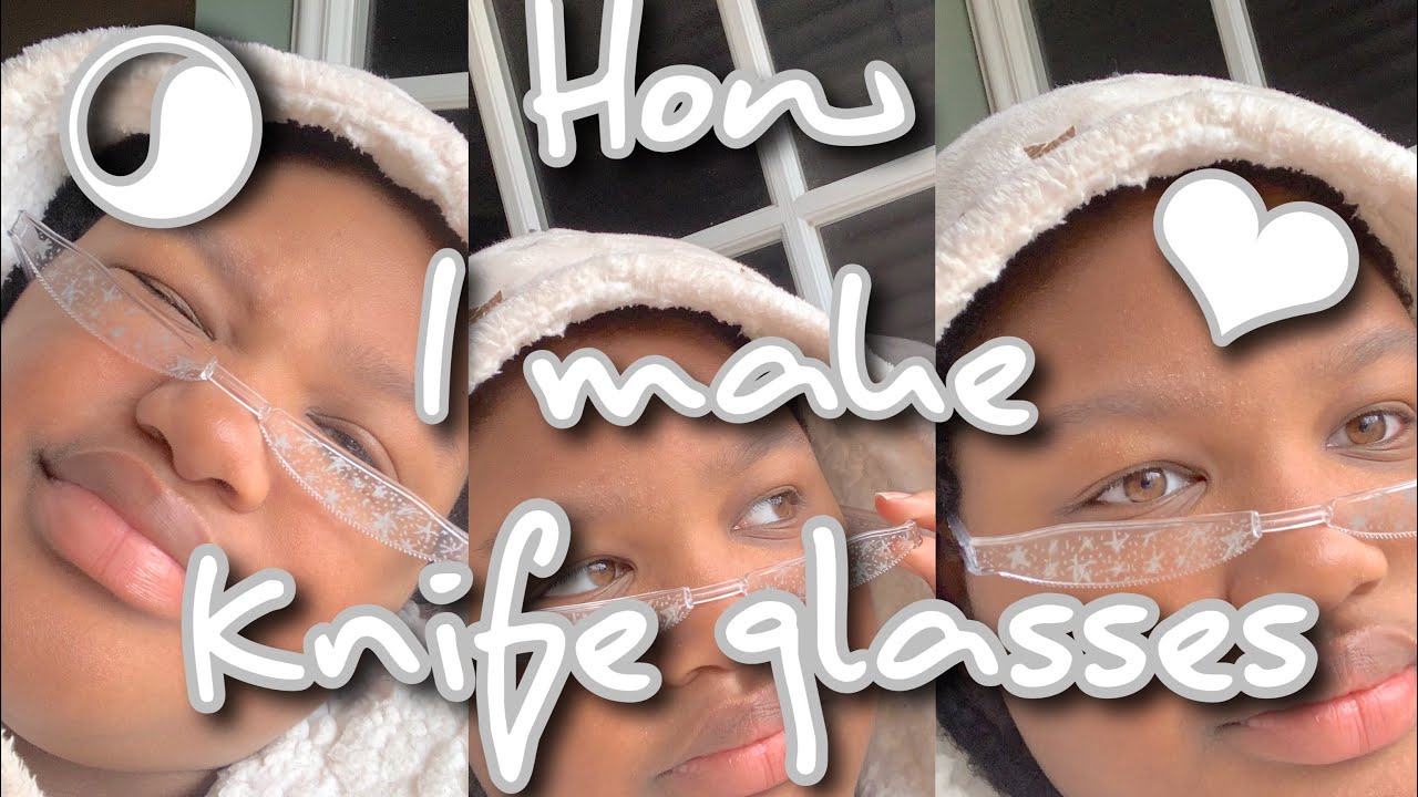 How to make knife glassessimply.nari YouTube