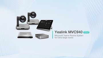 Yealink MVC940 Demo - Microsoft Teams Rooms System for Extra-large rooms