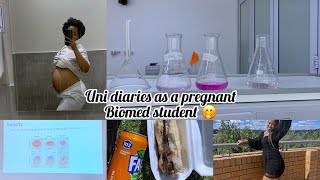 Uni Diaries Episode 1 : Spent a few days with a pregnant Biomed student// Exams // South African