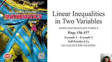 Linear Inequalities in Two Variables - Introduction (6 April 2020)