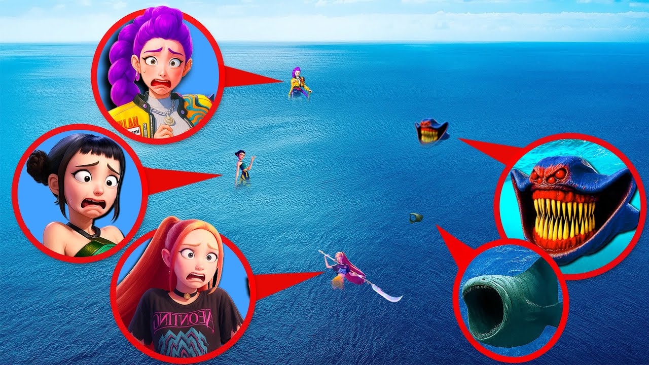 Un drone a filmé Sea Eater avec Huntrix de K Pop Demon Hunters à 3h ! 🌊🚁