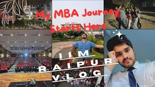 My First Week at IIM Raipur | IIM Raipur Vlogs