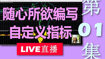 LIVE.001 编写指标EA课程.如何随心所欲编写自定义指标《第2套》
