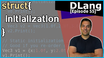 [Dlang Episode 55] D Language - structs - Part 3 of n - struct creation without constructors