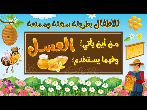 من أين يأتي العسل وفيما يستخدم للأطفال بطريقة سهلة وممتعة كيف ينتج النحل العسل