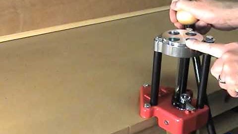 Lee Turret Press Index Rod Adjustment
