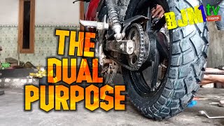 ban tubles swallow Enduro street 130/80/17, dual purpose buat motor bajaj Pulsar